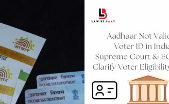 Aadhaar Not Valid Voter ID in India