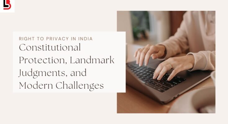 Right to Privacy in India Constitutional Protection, Landmark Judgments, and Modern Challenges